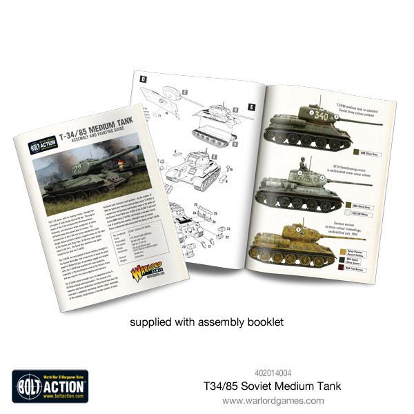 T-34/85 medium tank (plastic)