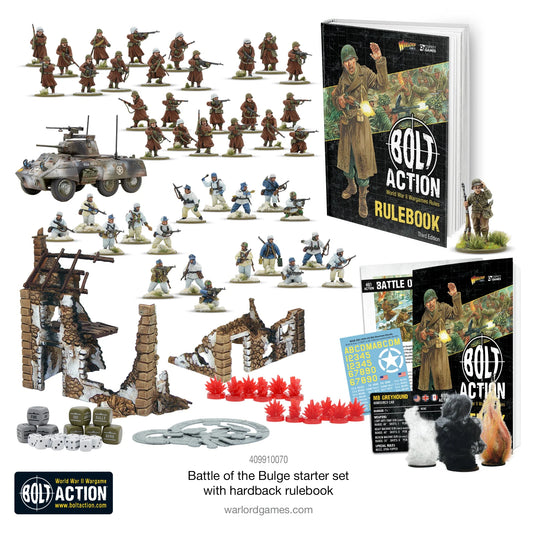 Bolt Action - Battle Of The Bulge Starter Set With Hardback Rulebook (Pre-Order)