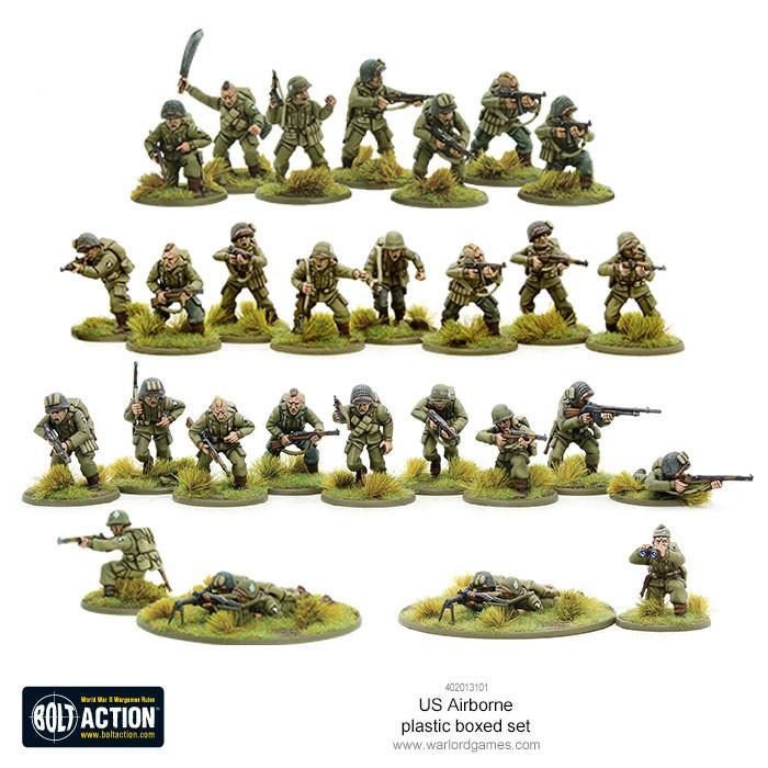 US Airborne plastic boxed set