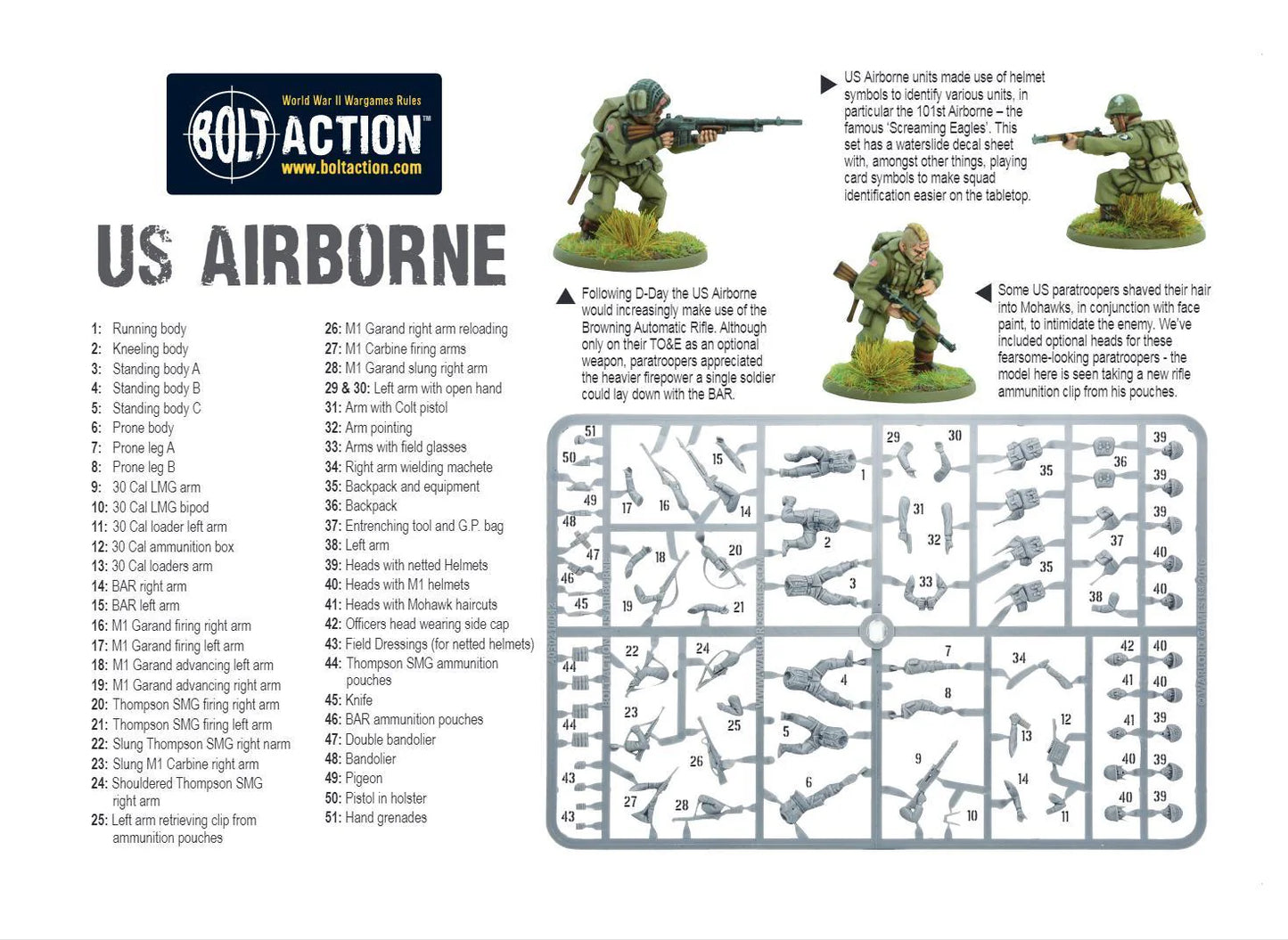 US Airborne plastic boxed set